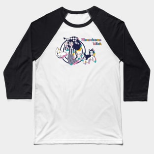 Monochrome witch Baseball T-Shirt